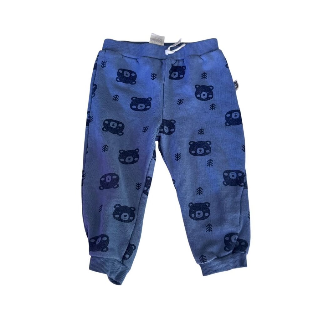 Rabbit + Bear Organic Blue kids Boy Sweatpants Size 24mo